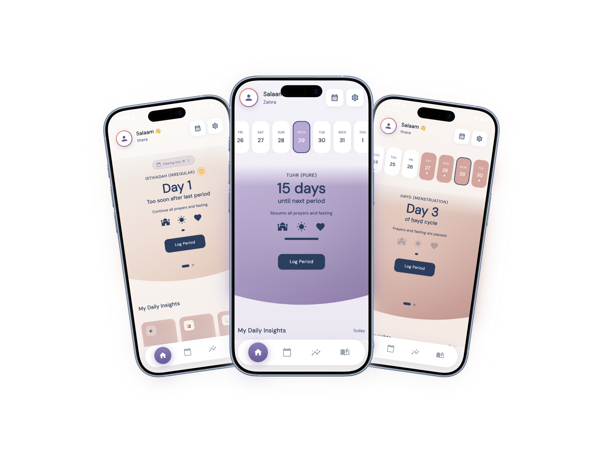 Flowdays App Screenshots